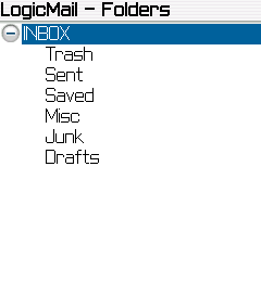 Folder tree (IMAP) Folder tree (IMAP)