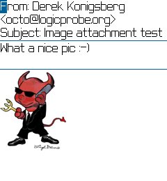 Message with image attachment Message with image attachment